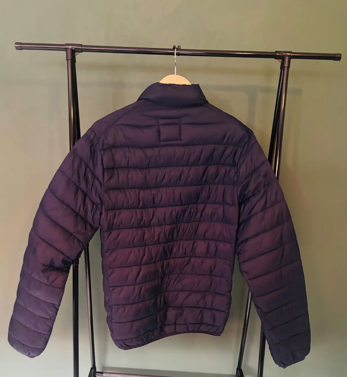 Real Man Authentic Navy Puffer Jacket