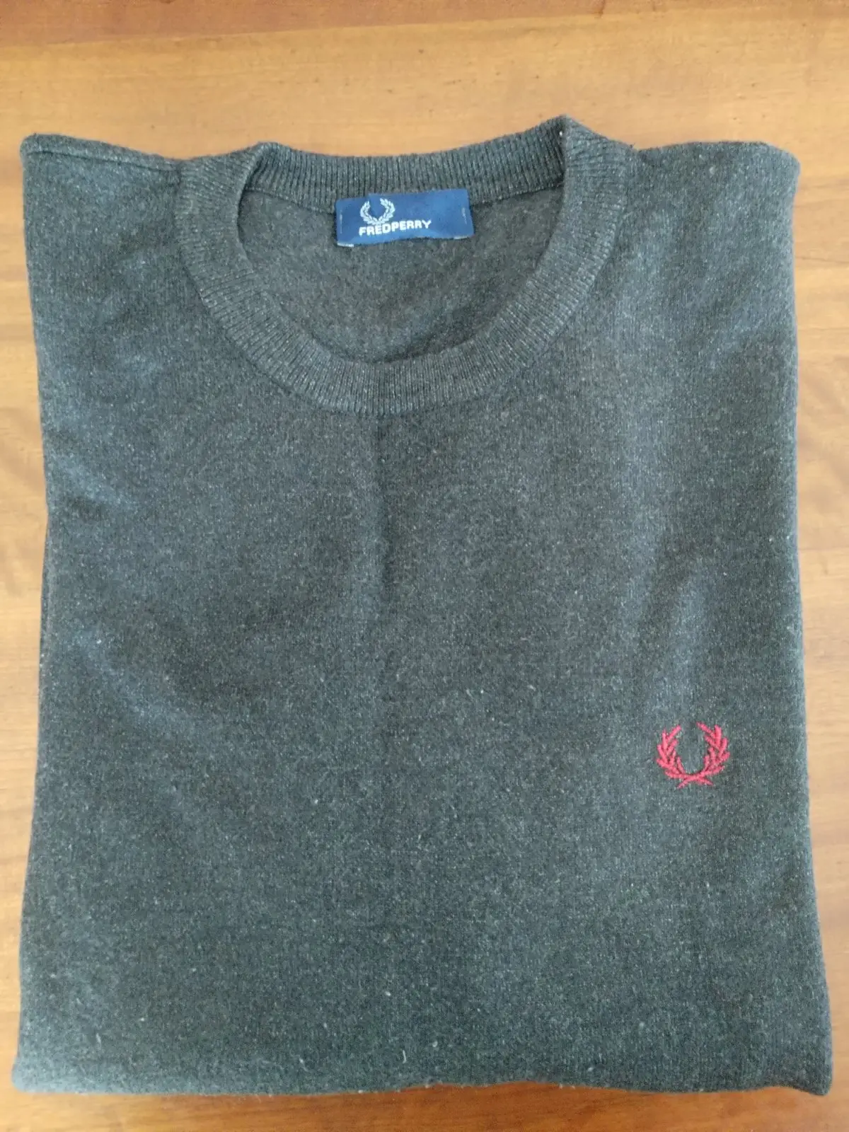 Fred Perry Dark Grey Sweater