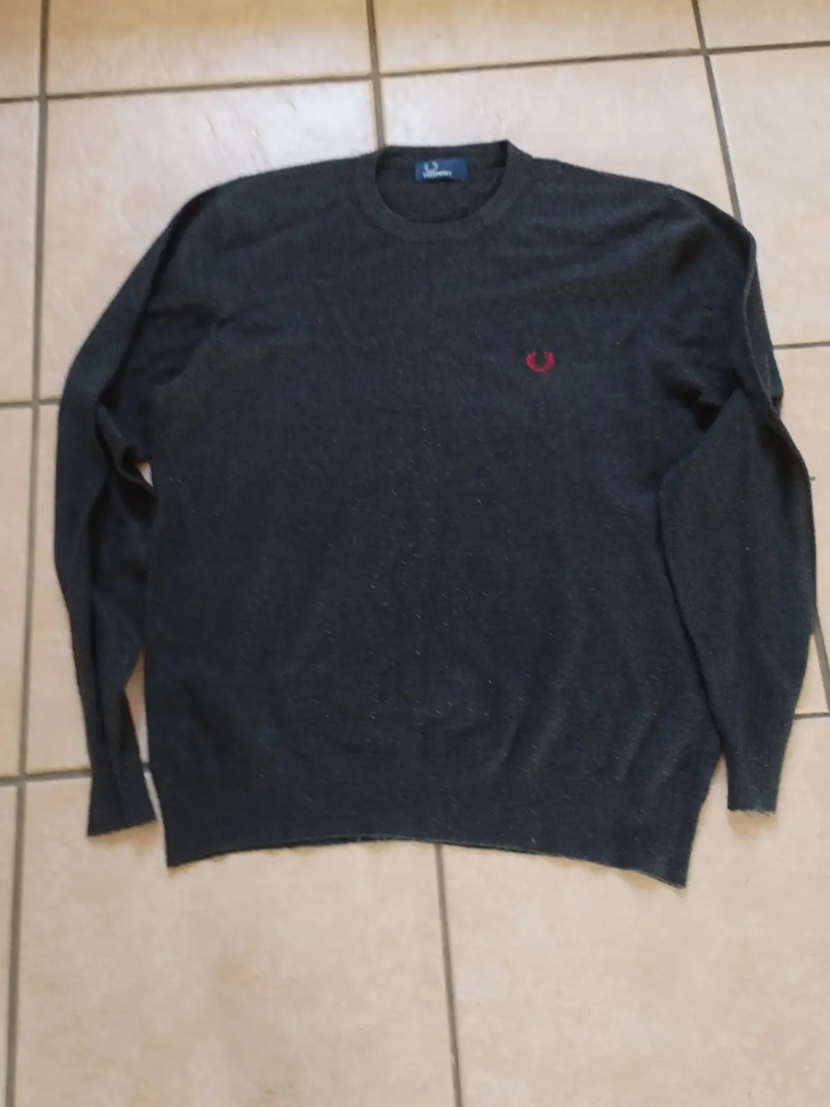 Fred Perry Dark Grey Sweater