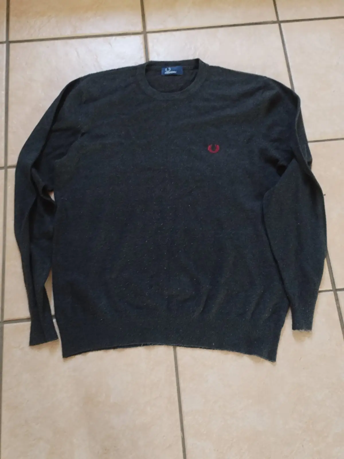 Fred Perry Dark Grey Sweater