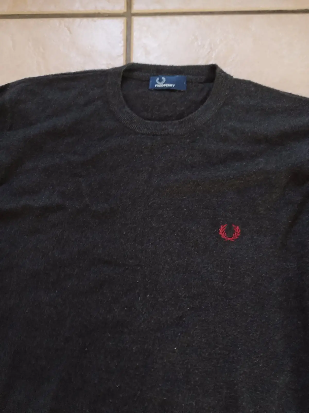 Fred Perry Dark Grey Sweater