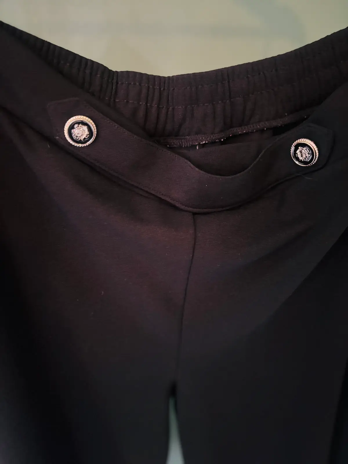 Truworths Black Smart Trousers with Silver Crest Buttons
