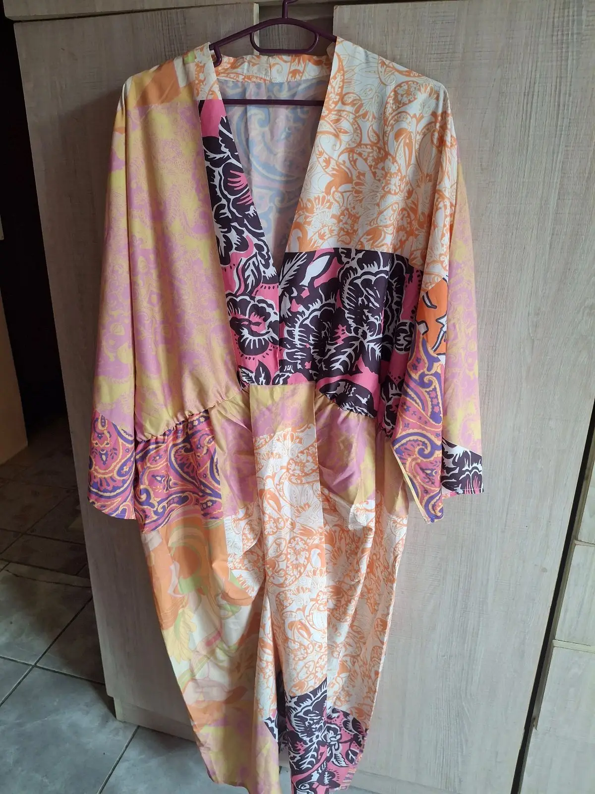 Shein Multicolor Patchwork Print Dress
