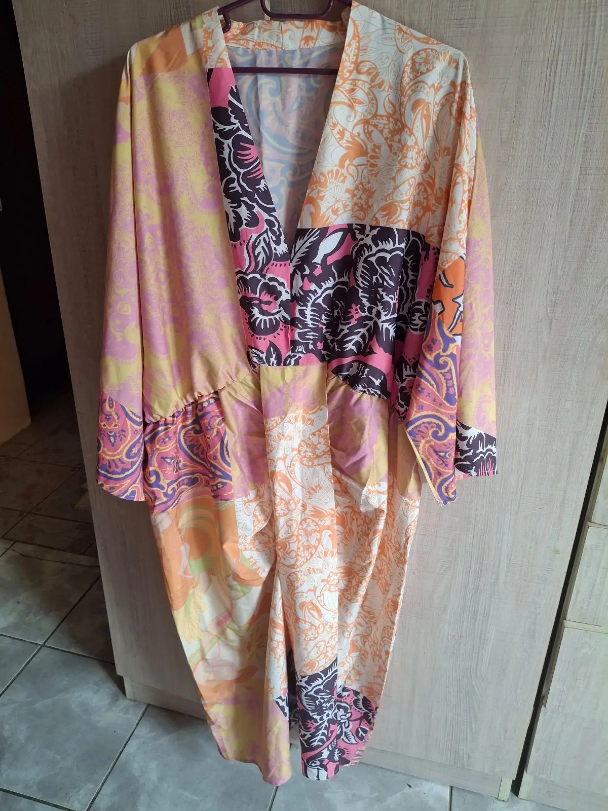 Shein Multicolor Patchwork Print Dress
