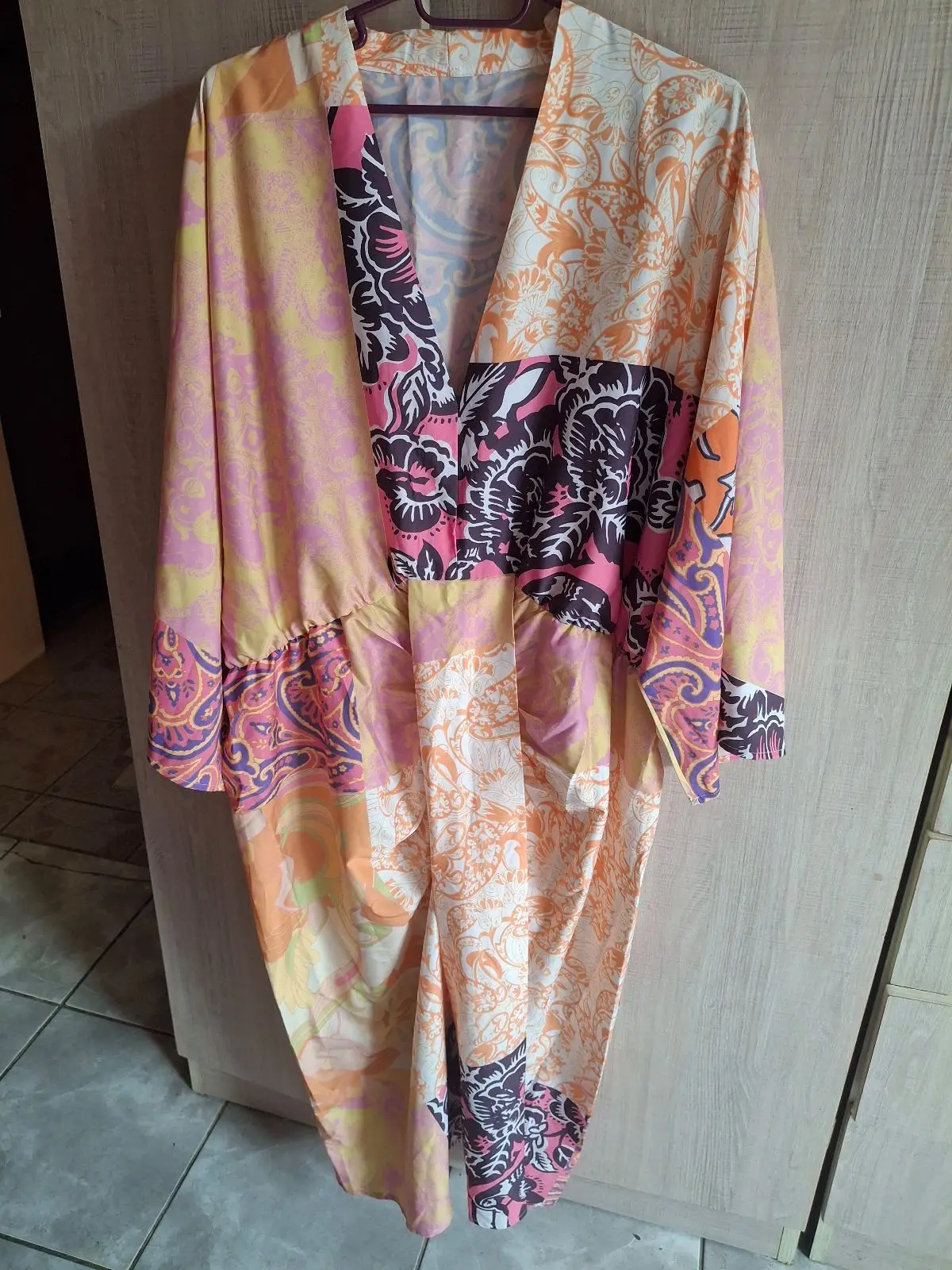 Shein Multicolor Patchwork Print Dress