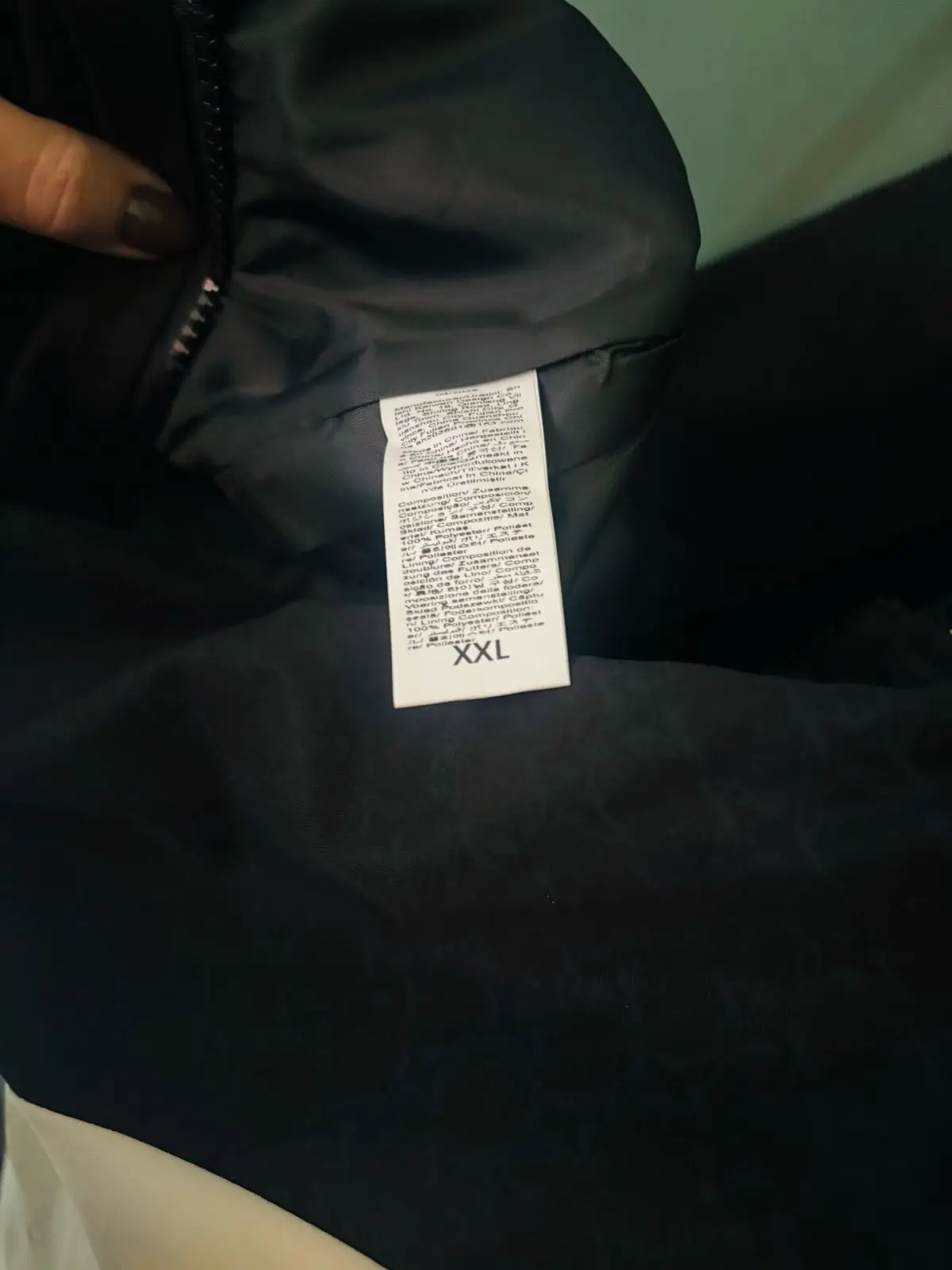 Shein Black and White Varsity Bomber Jacket