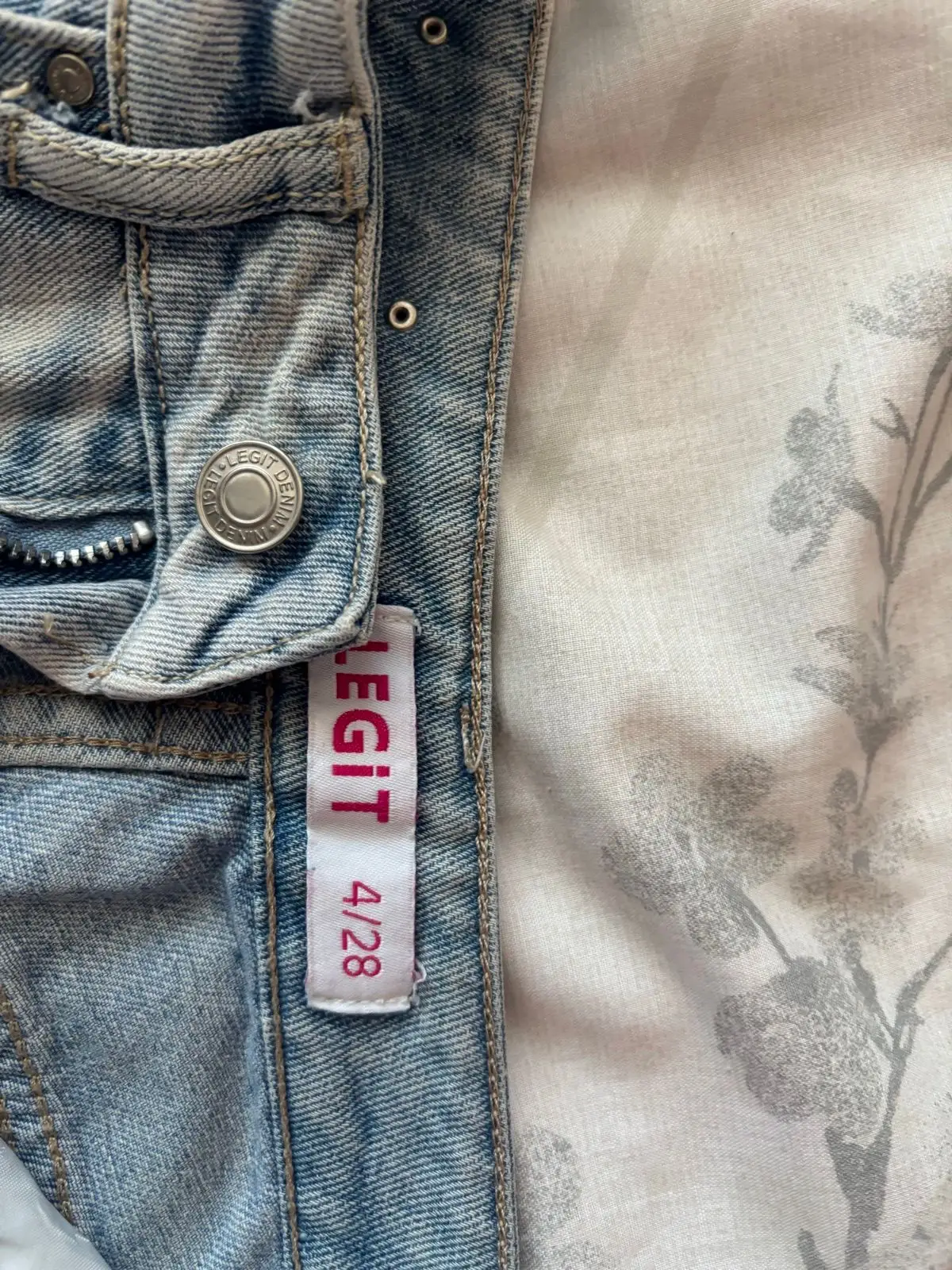 Legit Light Wash Ripped Knee Jeans