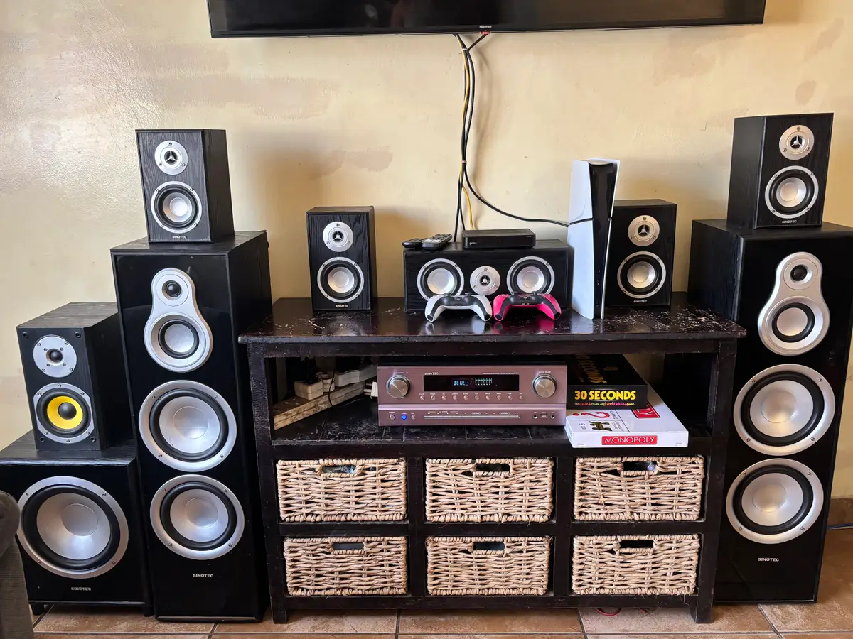Sinotec 9-Piece Sound System with Amplifier