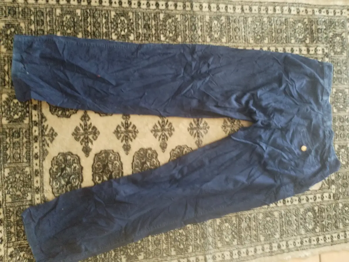 Versace Jeans Couture Navy Corduroy Pants