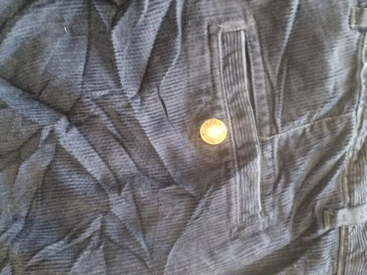 Versace Jeans Couture Navy Corduroy Pants