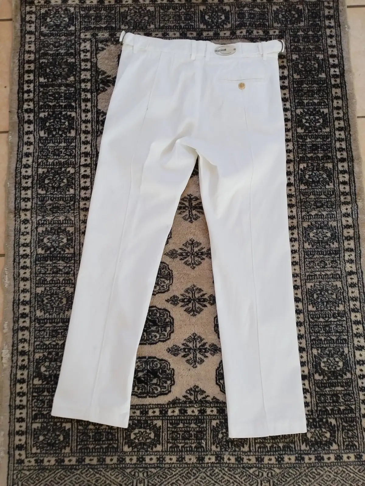Just Cavalli White Tailored Trousers
