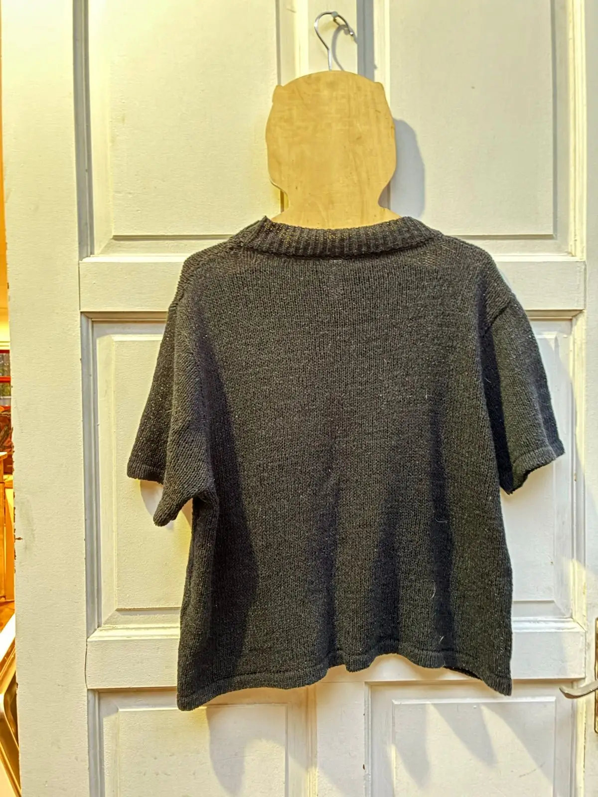 Cotton On Black Short Sleeve Knit Top