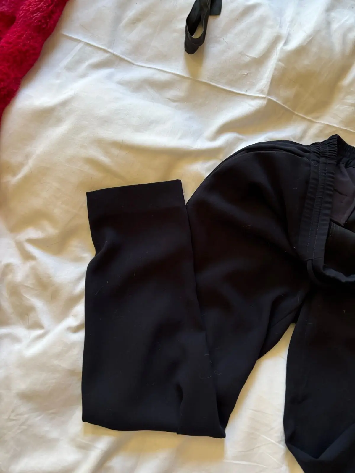 Country Road Black Drawstring Trousers