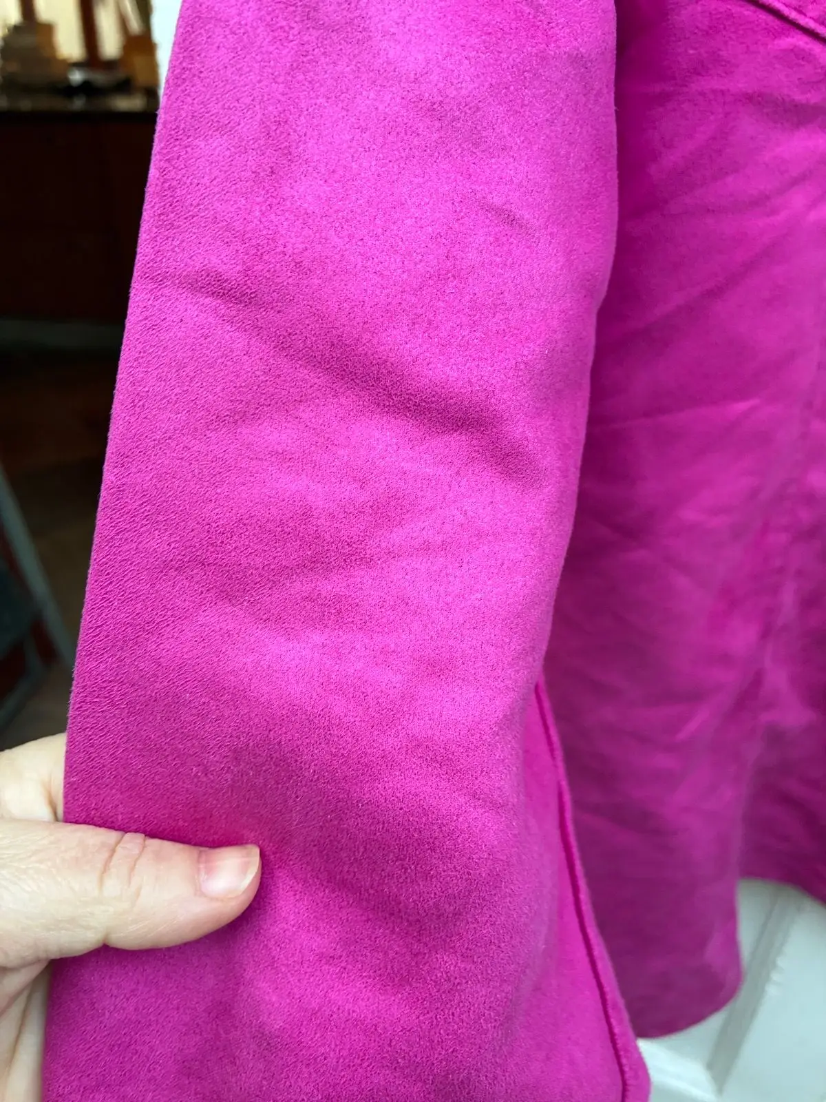 Miladys Magenta Long-Sleeve Button-Up Shirt