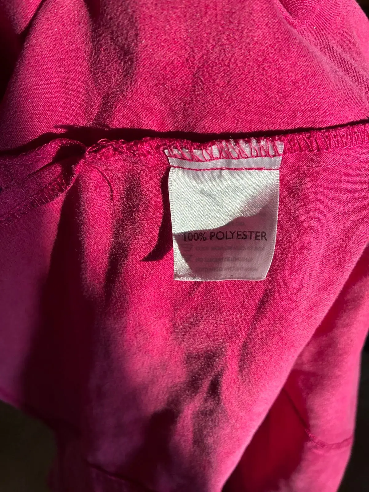 Miladys Magenta Long-Sleeve Button-Up Shirt