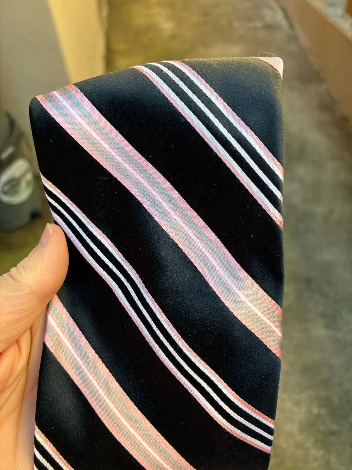 Pierre Cardin Striped Silk Tie