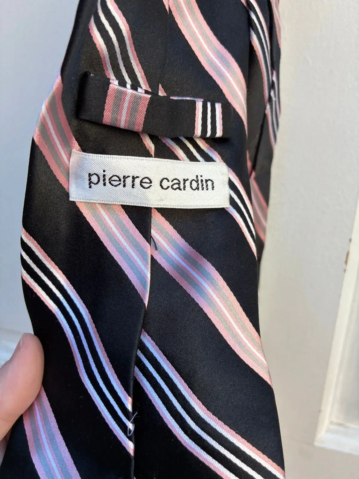 Pierre Cardin Striped Silk Tie
