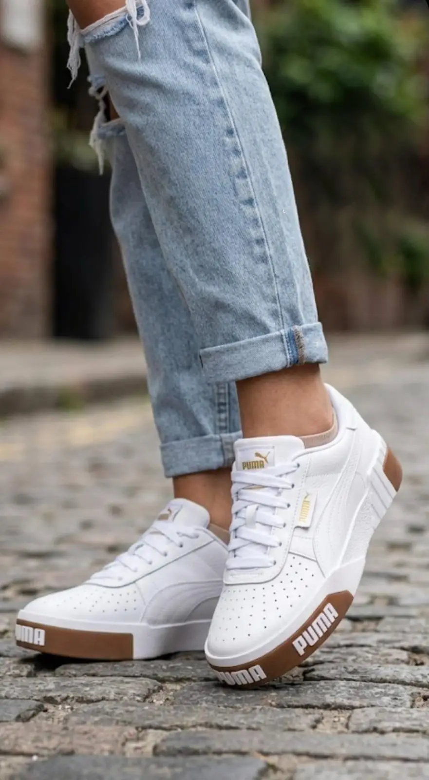 Puma White Sneakers Size 6