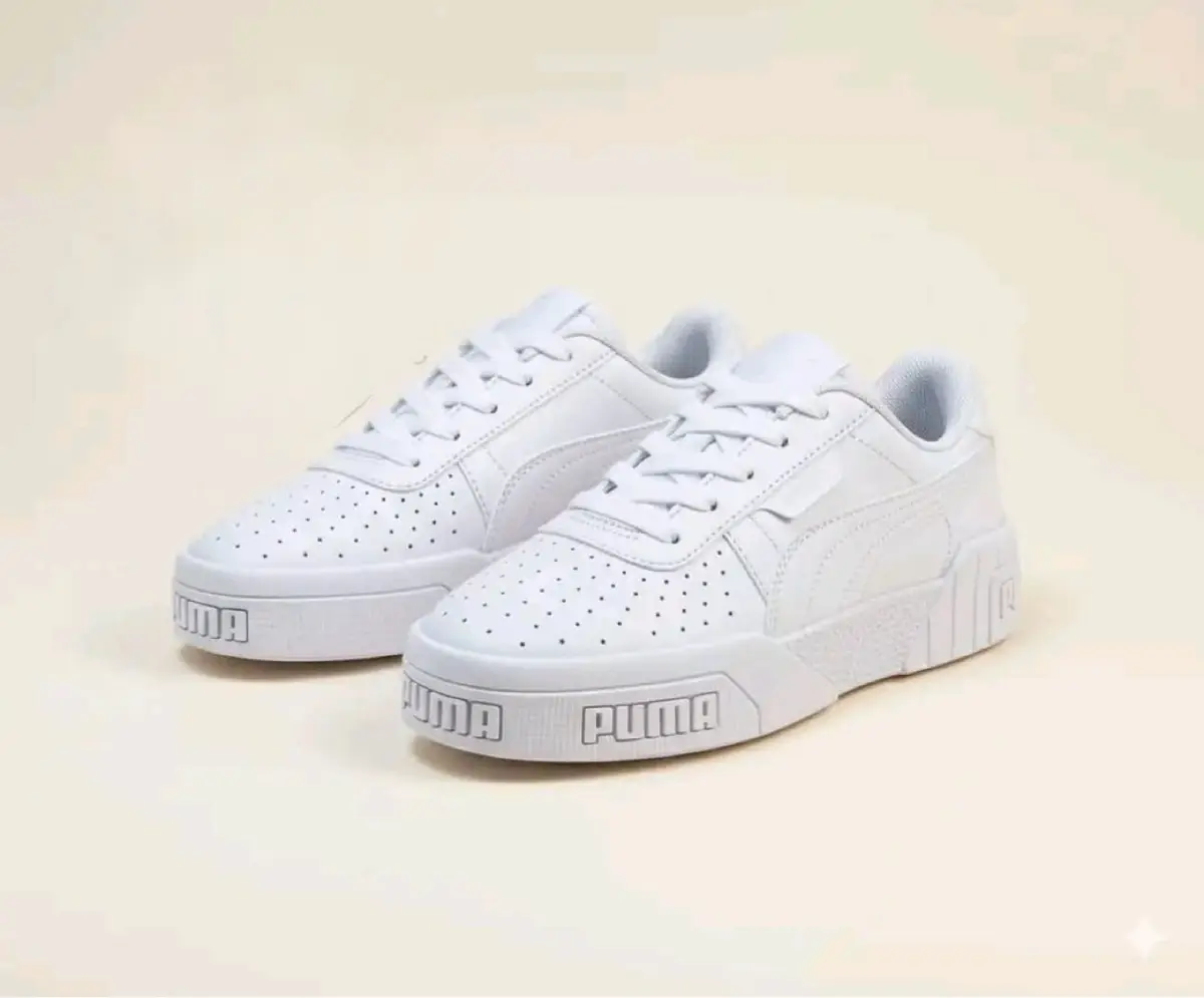 Puma White Sneakers Size 6