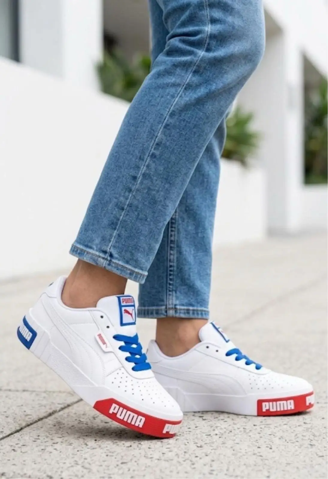 Puma White Sneakers Size 6