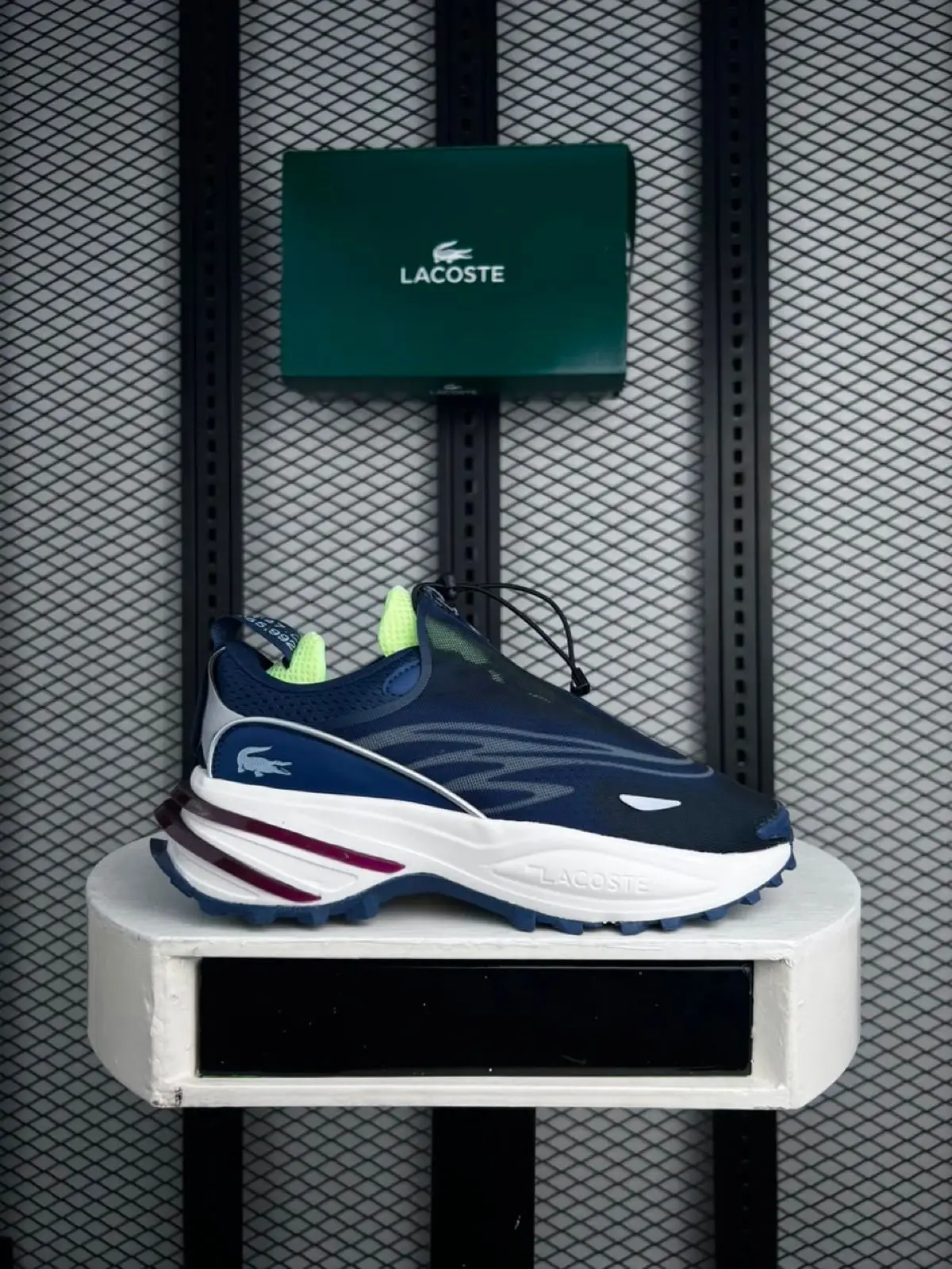 Lacoste L-Spin Deluxe Navy Sneakers