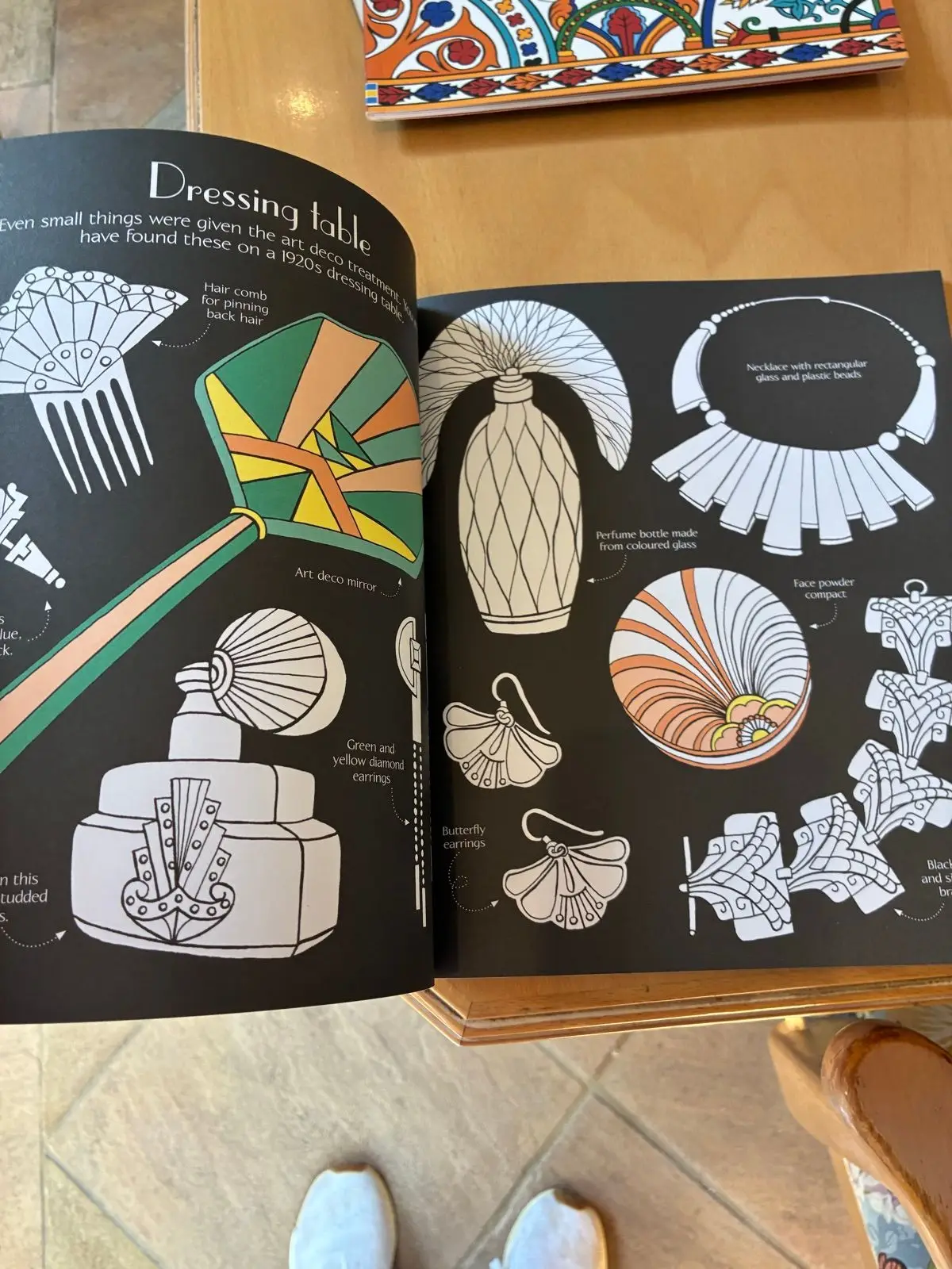 Usborne Art Deco Patterns Coloring Book