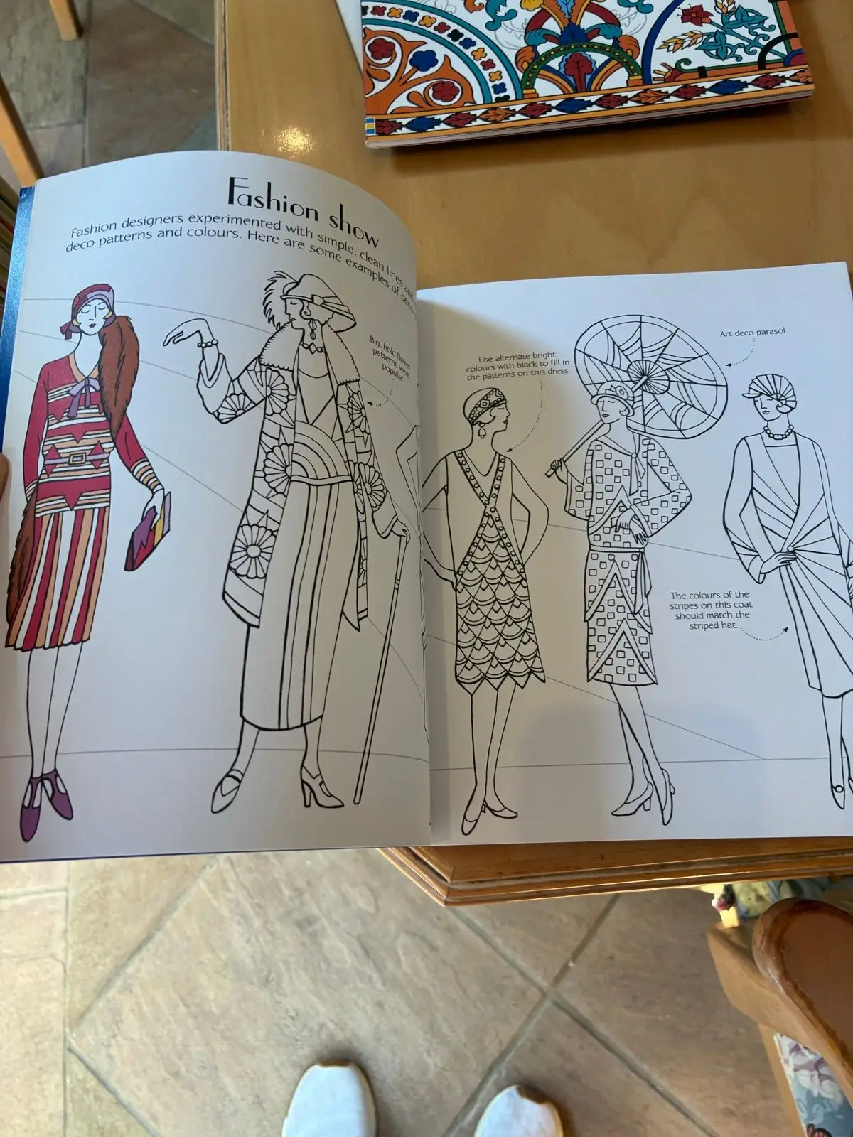 Usborne Art Deco Patterns Coloring Book