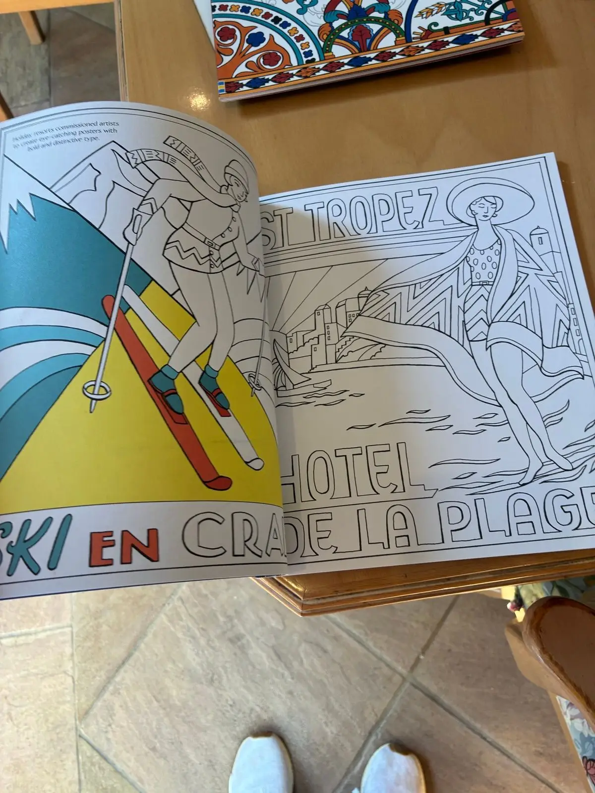Usborne Art Deco Patterns Coloring Book