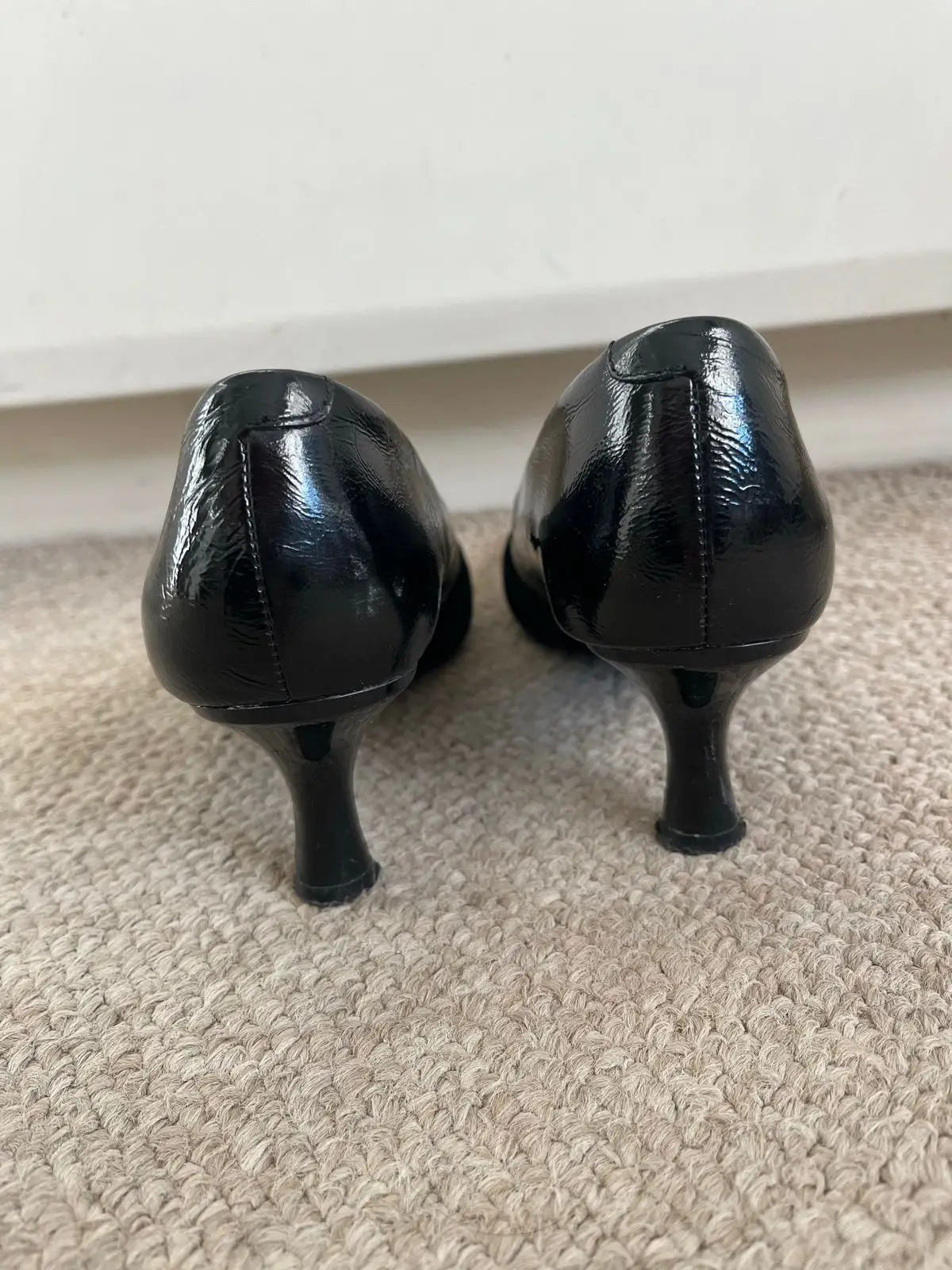 Hush Puppies Black Heels Size 6