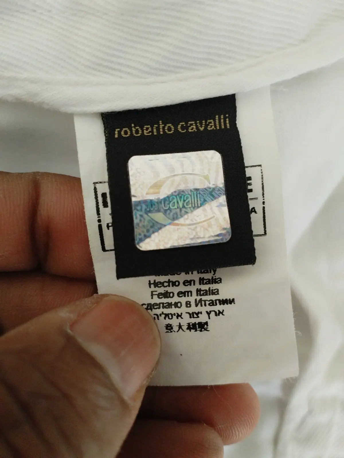 Just Cavalli White Pants