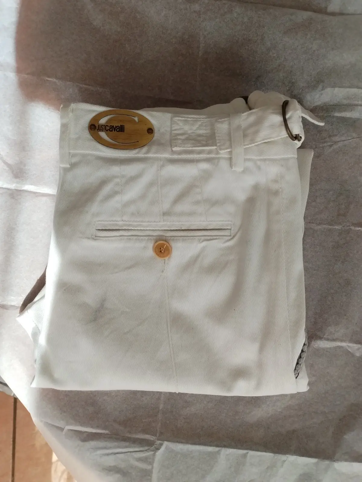 Just Cavalli White Pants