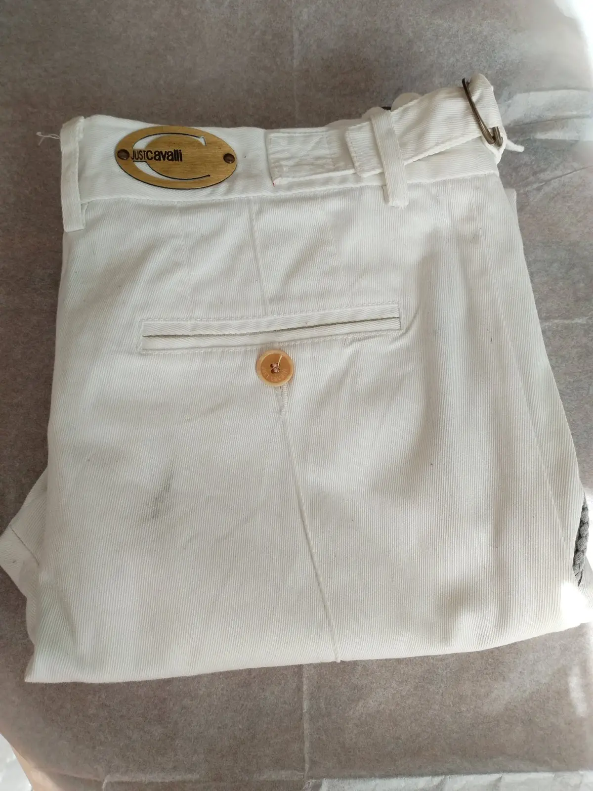Just Cavalli White Pants