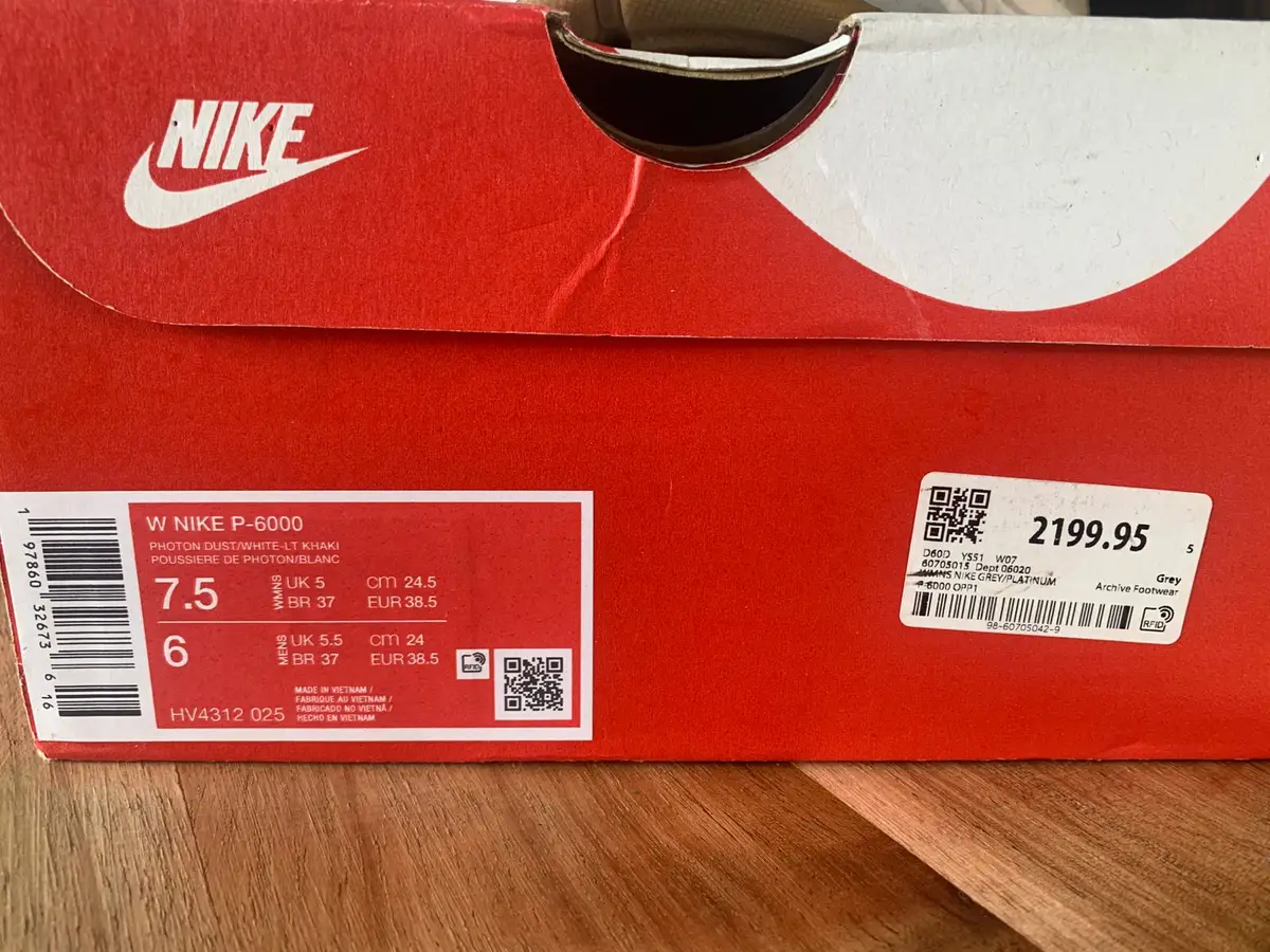Original Nike P-6000