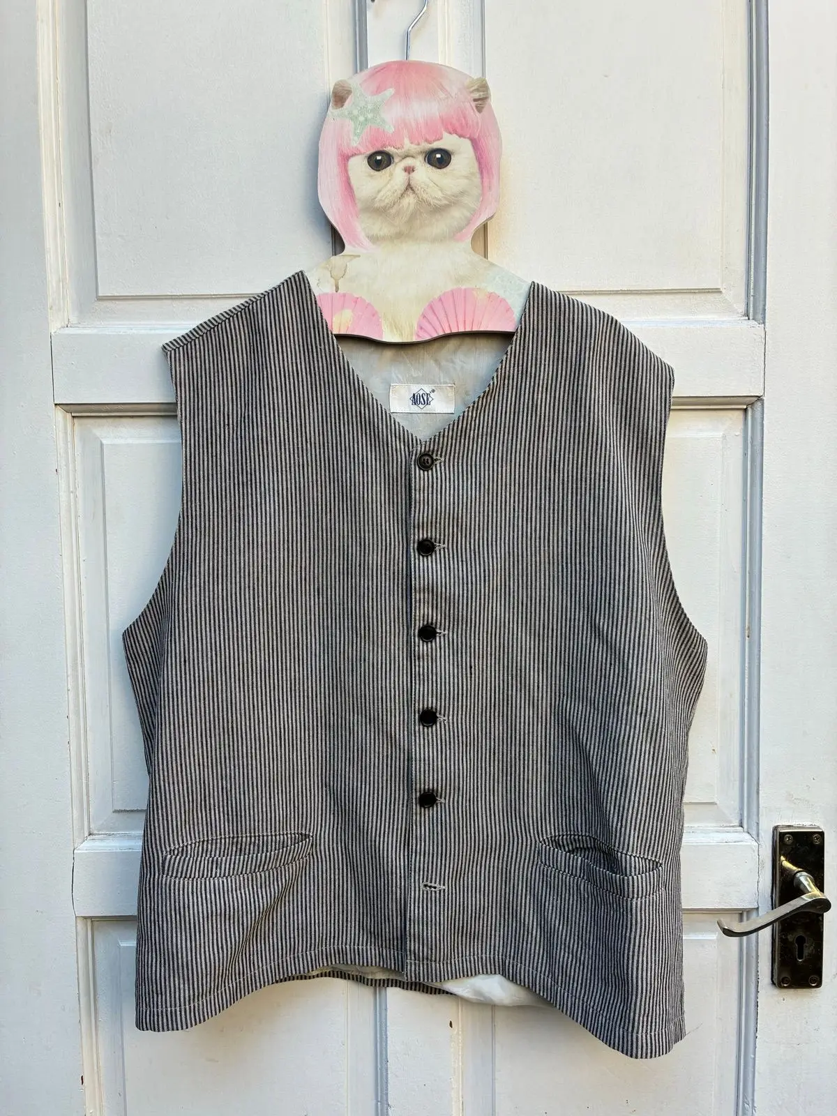 Striped Sleeveless Vest