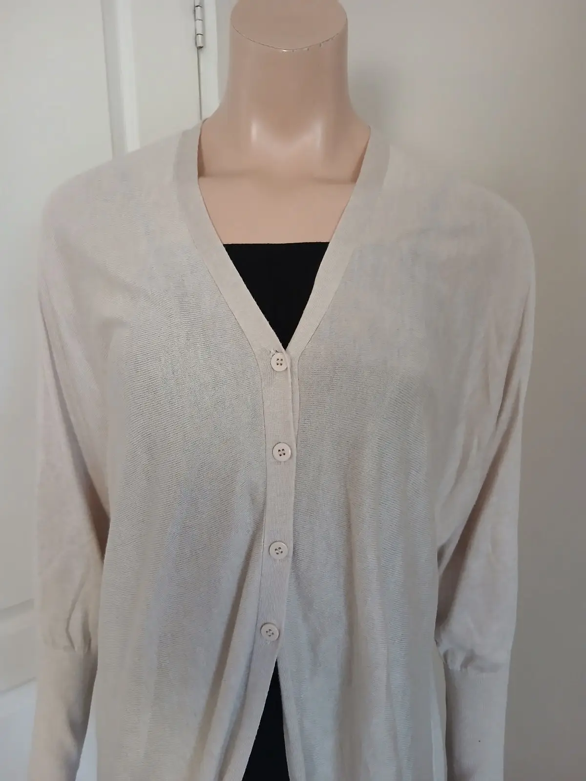 Mango Beige Cardigan