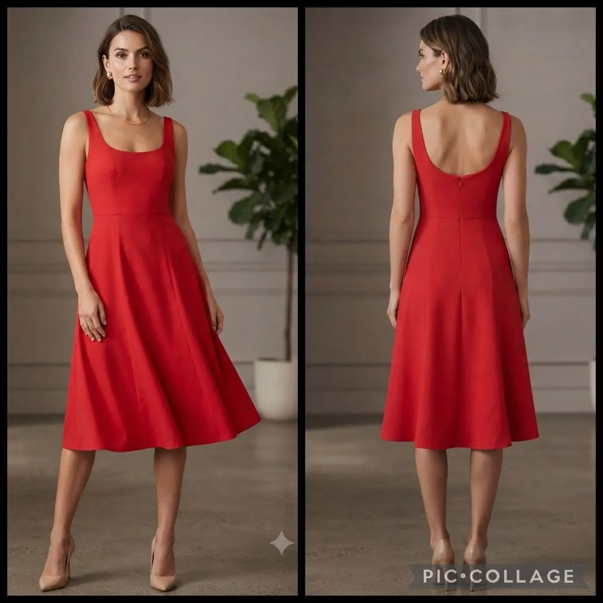Forever New Red Dress Size 6