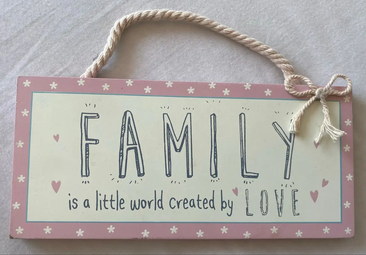 Decorative Family Wall Sign