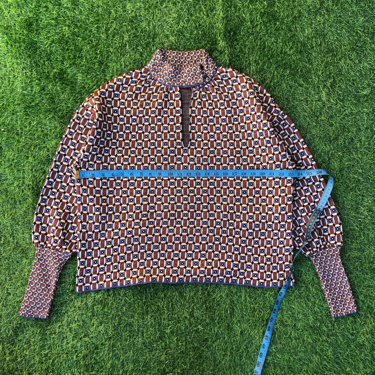 Zara Multicolor Patterned Pullover