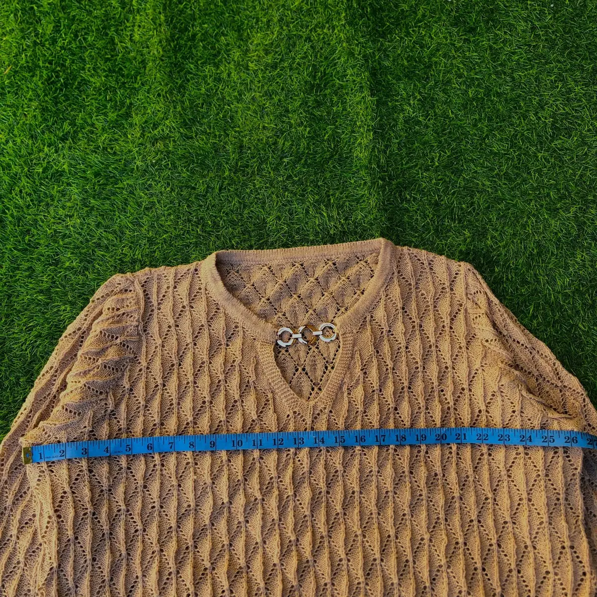 Shein Brown Knitted Sweater