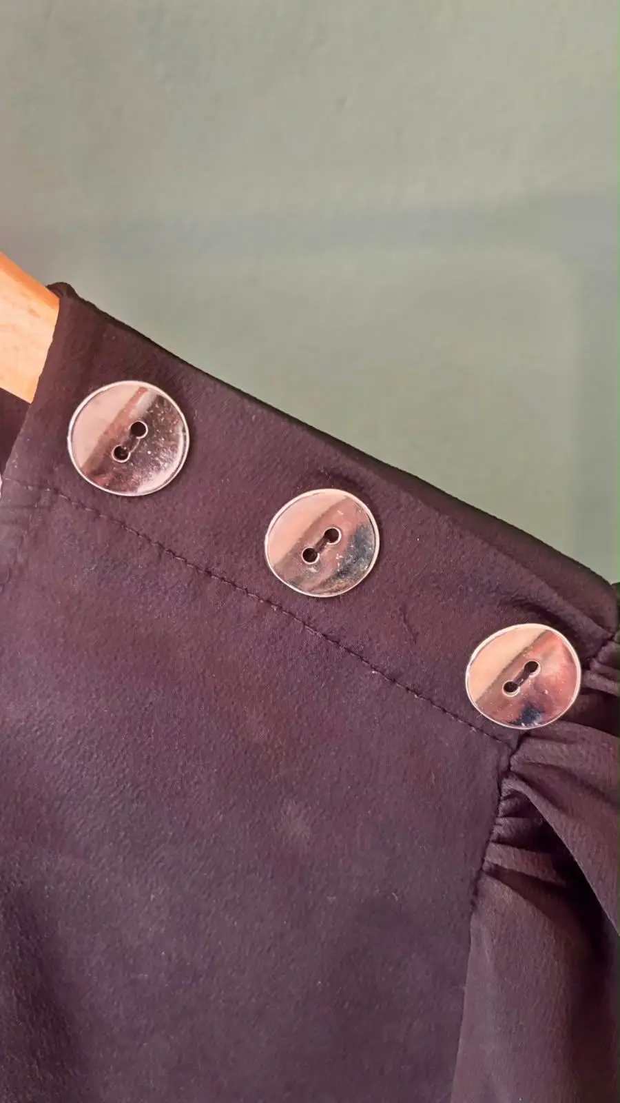 Foschini Black Top with Button Details