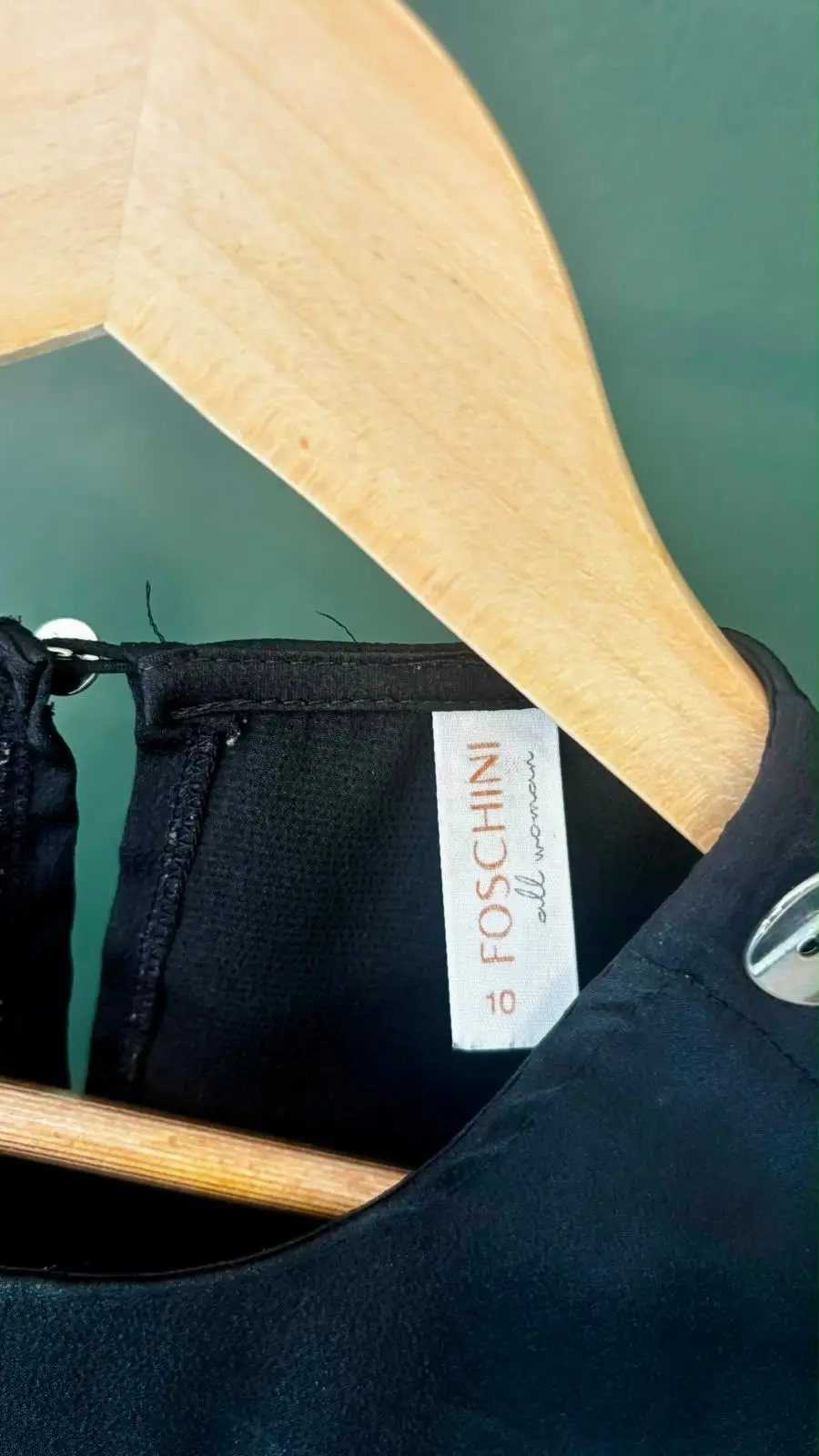 Foschini Black Top with Button Details