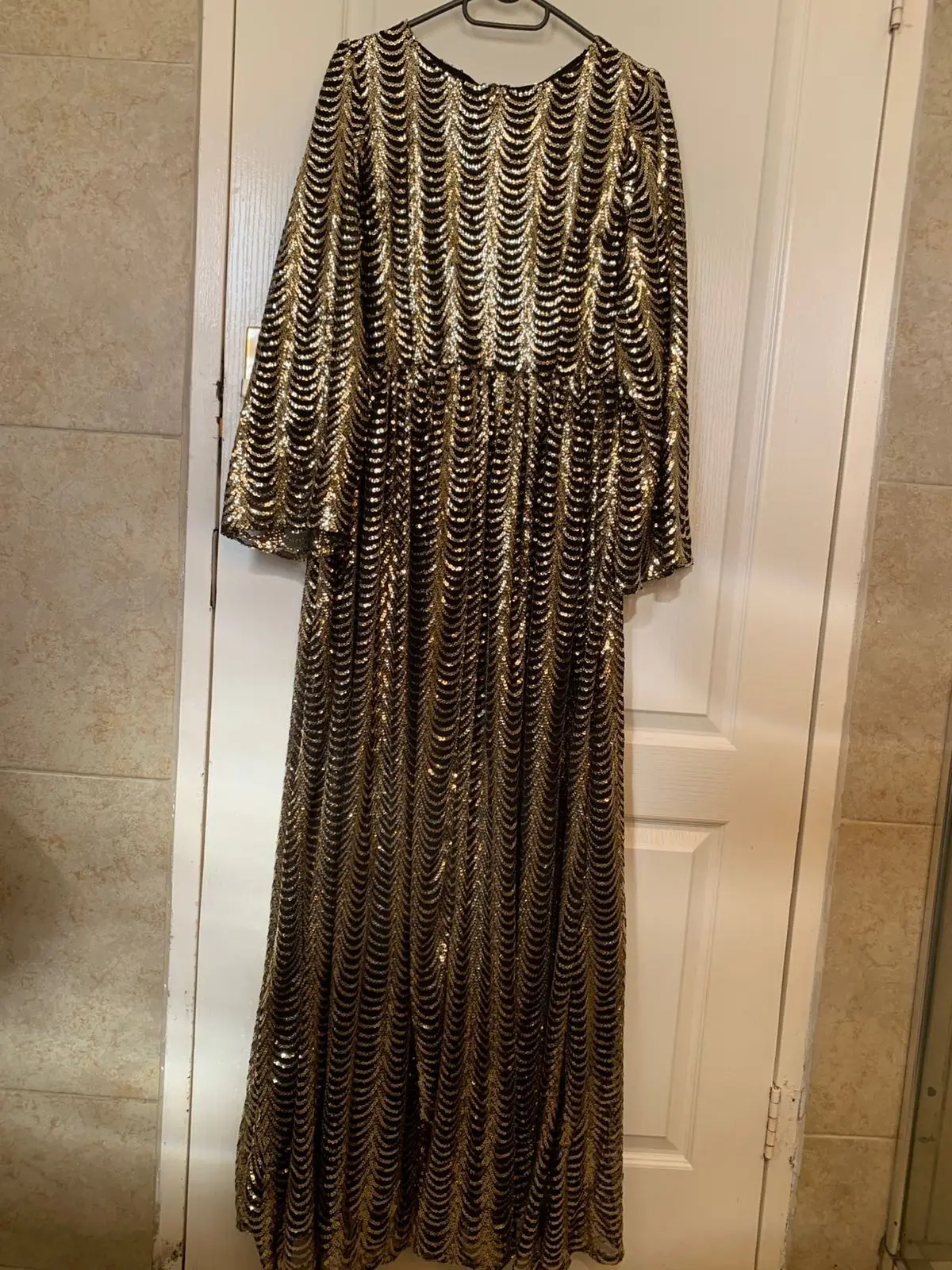 Long Sequined Dress