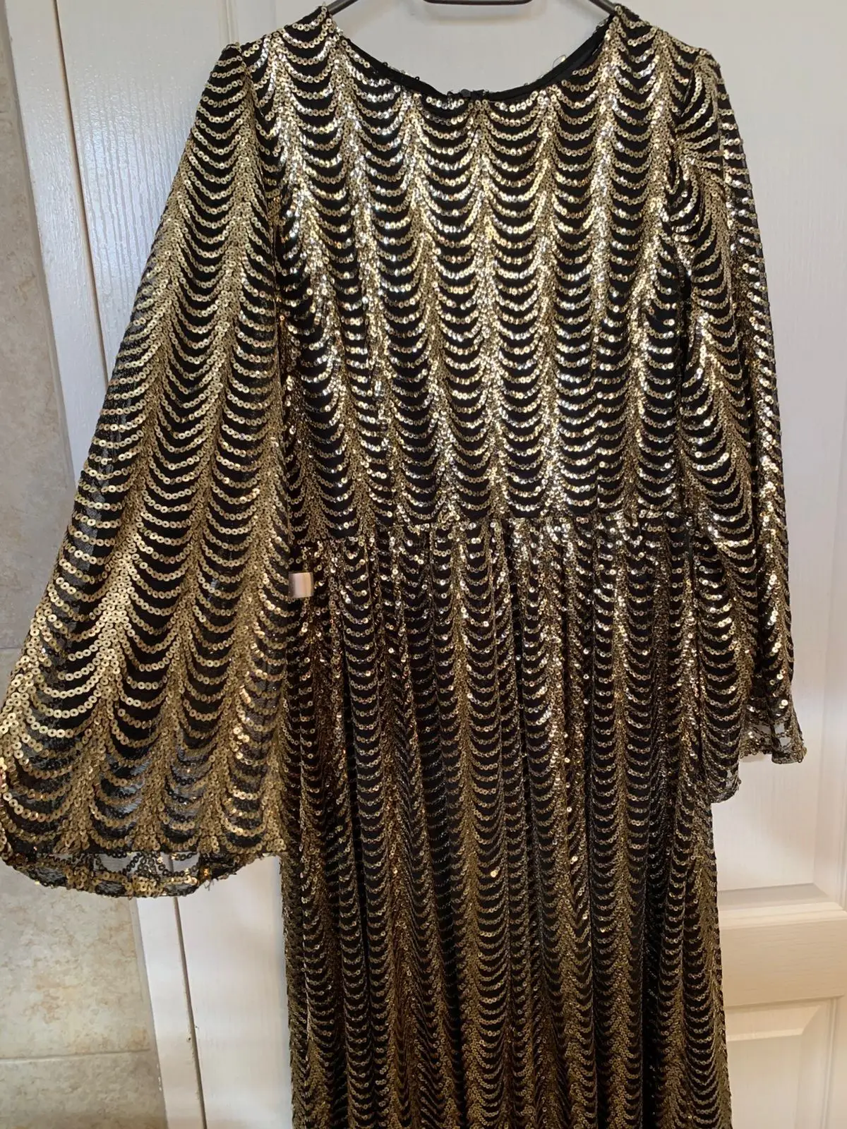Long Sequined Dress
