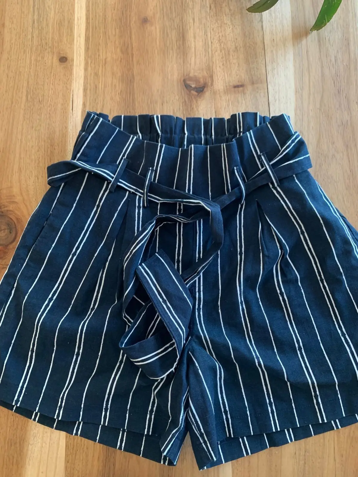 Mr Price Navy Striped Shorts