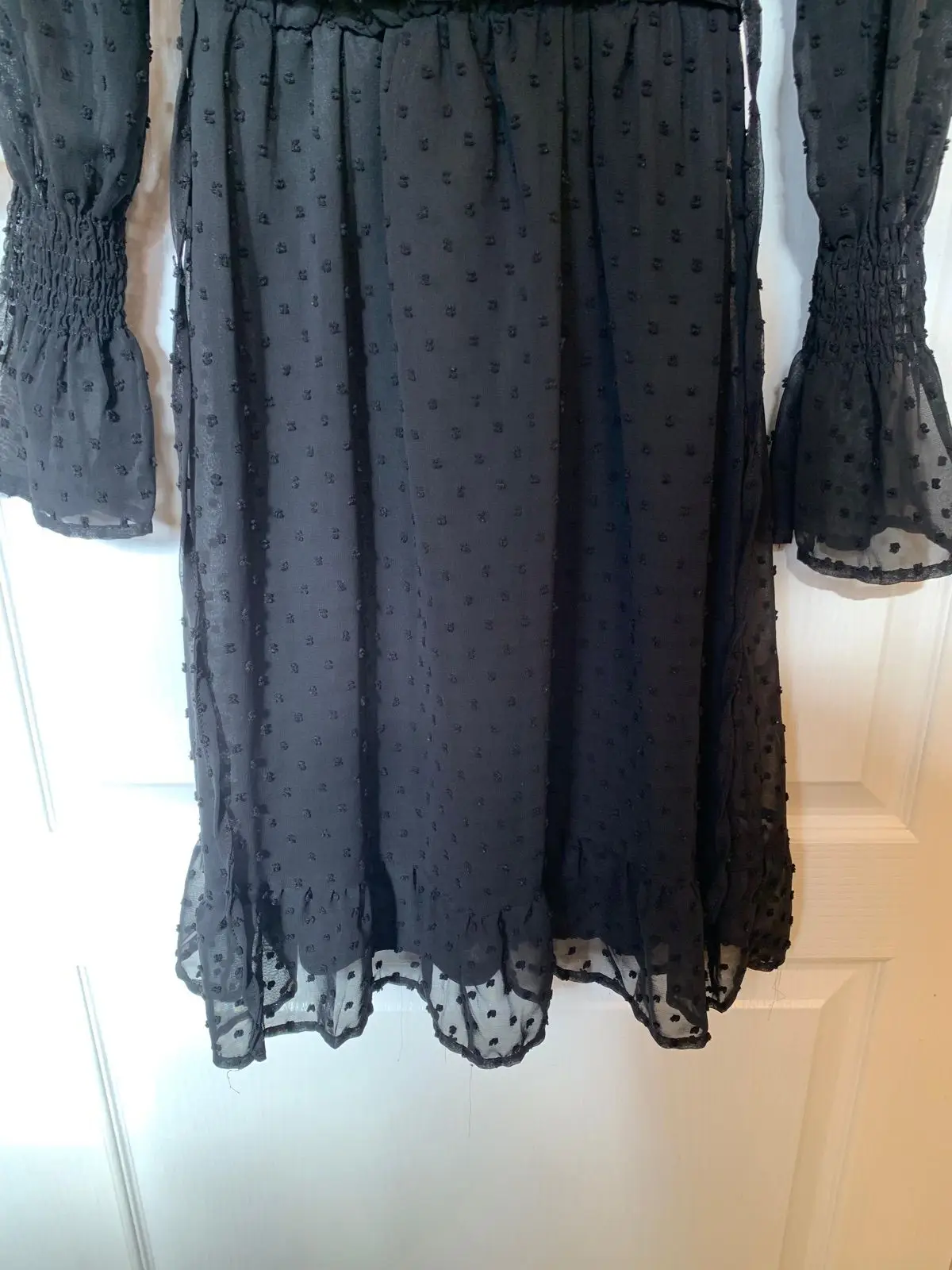 Black Puff Sleeve Dress