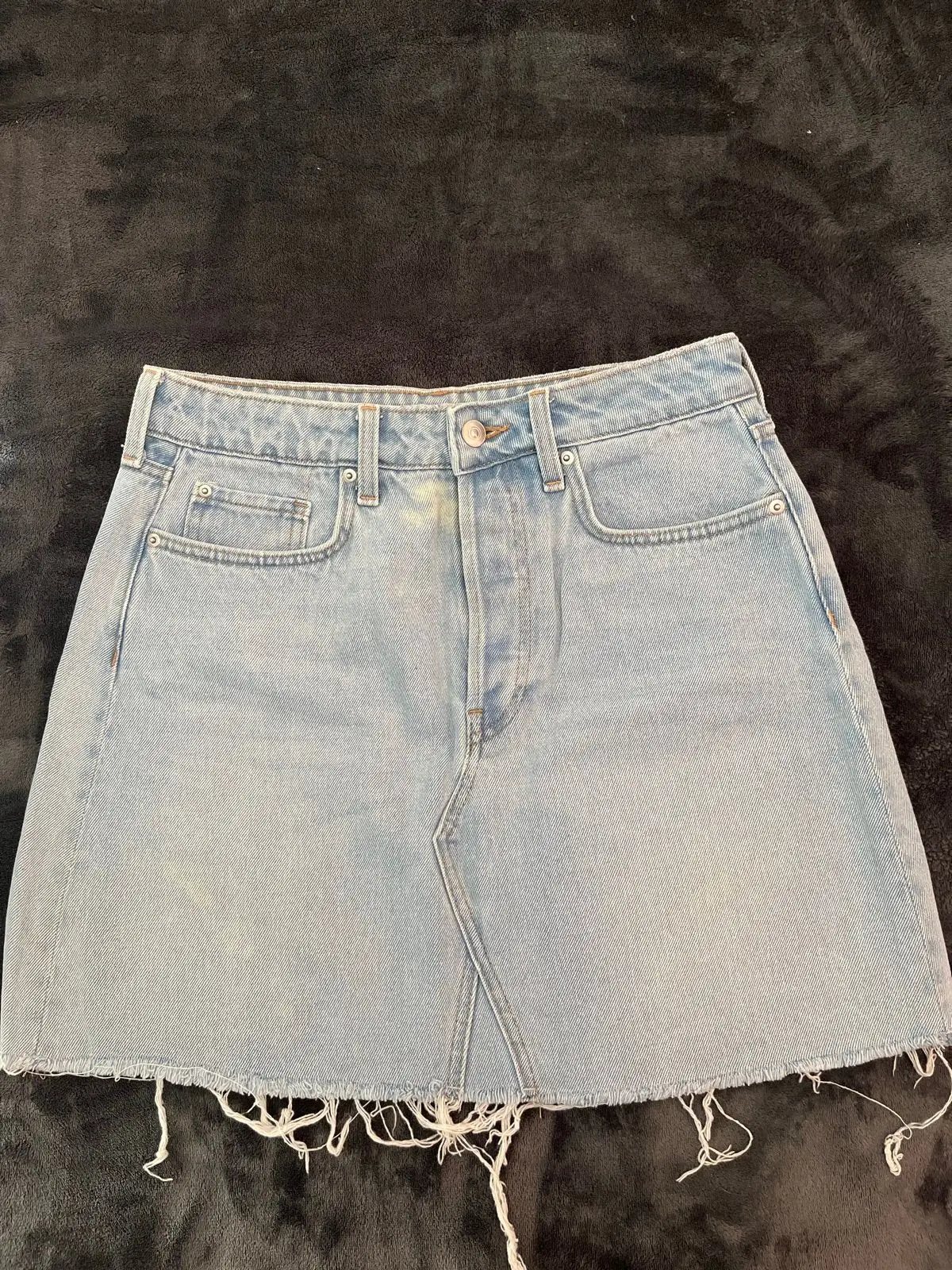 H&M Light Blue Denim Skirt