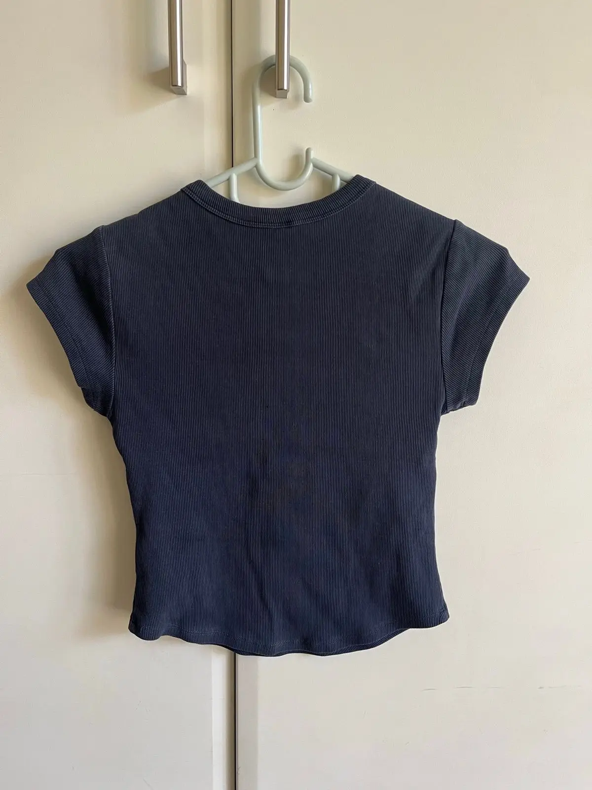 Cotton On Body Ribbed Short Sleeve Crop Top