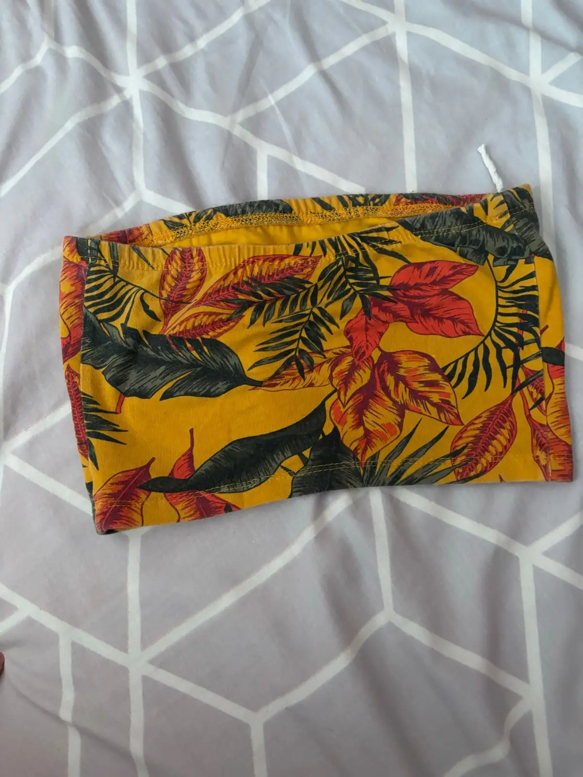 Floral Yellow Headband