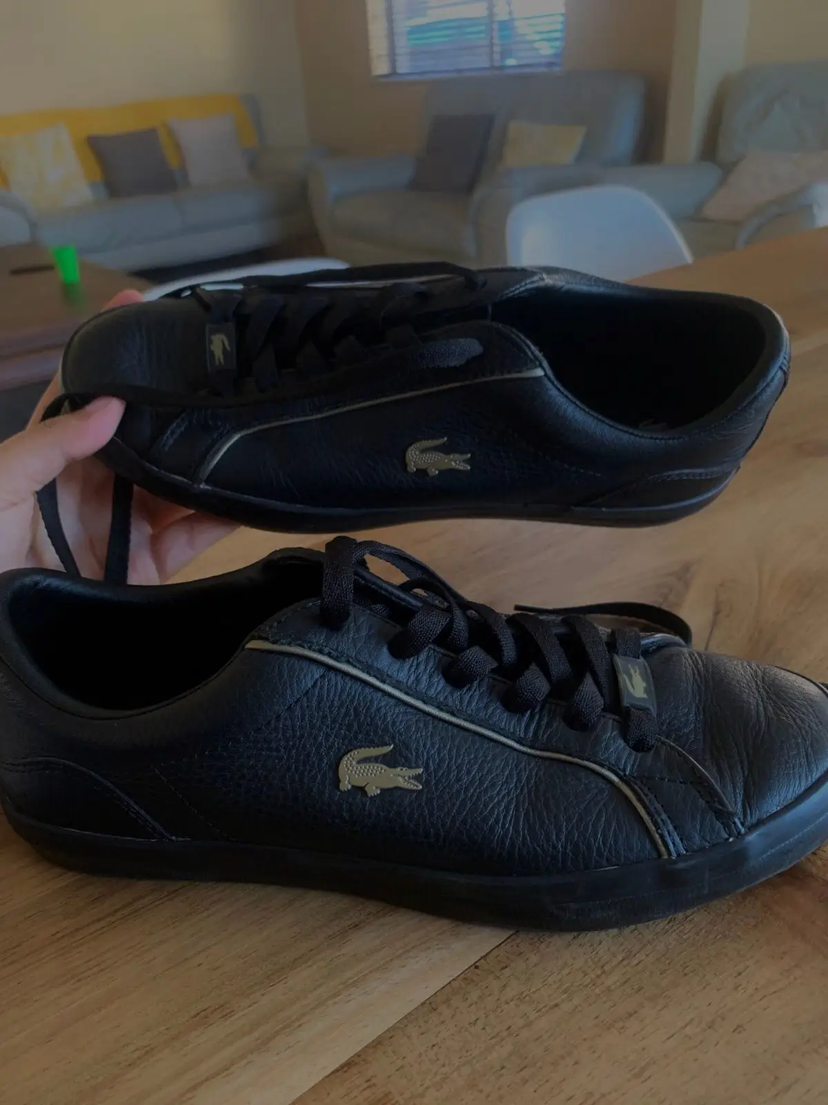Lacoste Black Sneakers Size 5