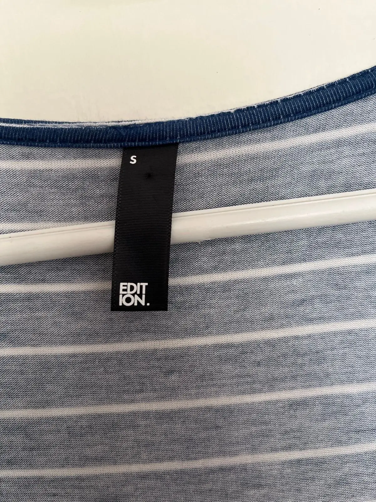 Woolworths Navy Striped Wrap Dress Size S